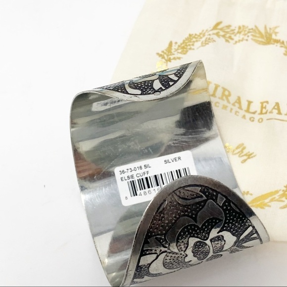 SHIRALEAH Silver Tone ELEPHANT CUFF BRACELET - Picture 5 of 8
